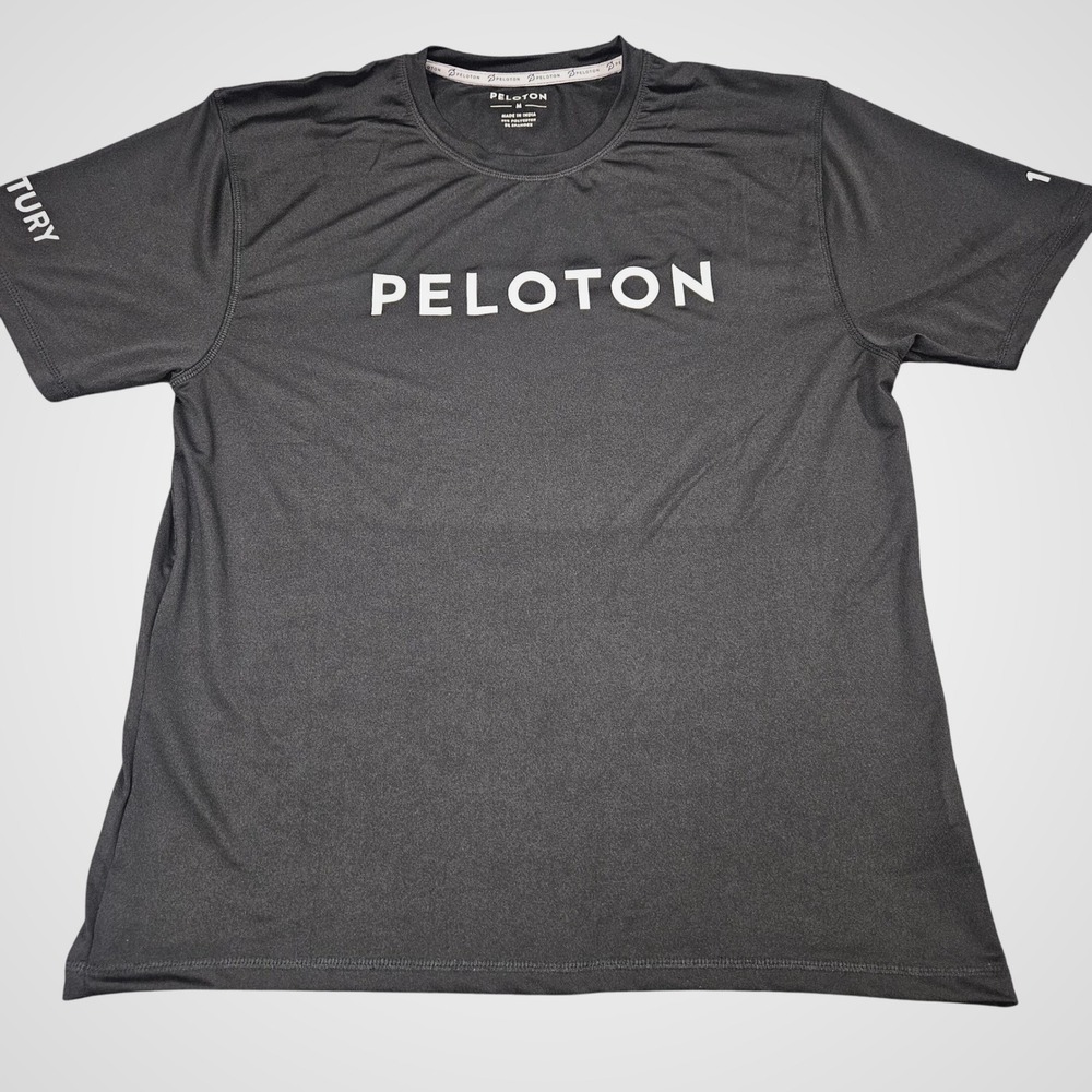 Peloton Performance Tshirt Black Medium Athletic Running Fitness Activewear